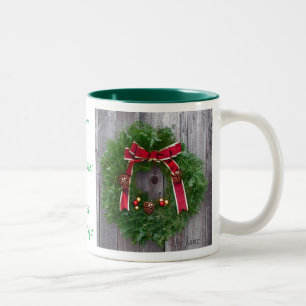 Merry Christmas Great Grandpa Two-Tone Coffee Mug