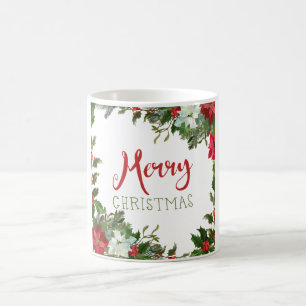 Merry Christmas greenery  Coffee Mug