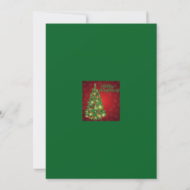 Merry Christmas Greeting Card (Front)
