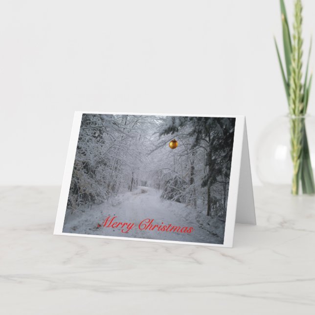 Merry Christmas greeting card (Front)