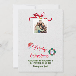 Merry Christmas Greeting Card