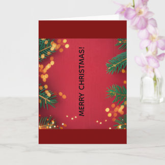 Merry Christmas Greeting Card