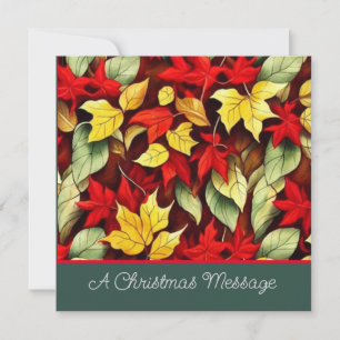 Merry Christmas Greeting Card