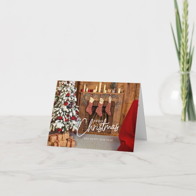 Merry Christmas Greeting Card (Front)