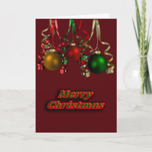 Merry Christmas Greeting Card