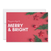 Merry christmas greeting card