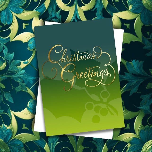 Merry Christmas Greeting Card Any Colour w/ Lime (Creator Uploaded)