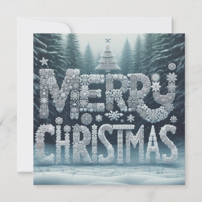 Merry Christmas Greeting Cards  (Front)