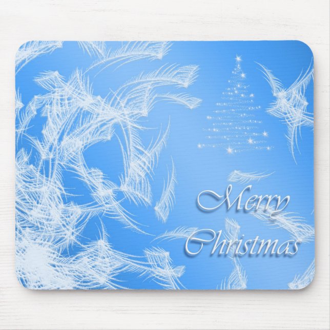 Merry Christmas. Greeting. Mouse Pad (Front)