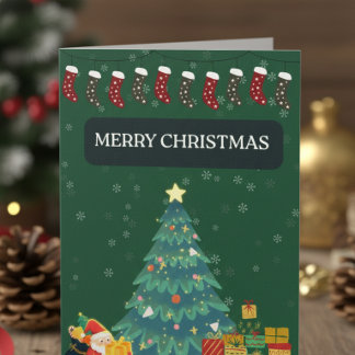 Merry Christmas Greetings Card