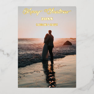 Merry Christmas Greetings from Happy Couple