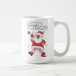 Merry Christmas - Groovy Santa Strut Coffee Mug