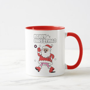 Merry Christmas - Groovy Santa Strut Mug