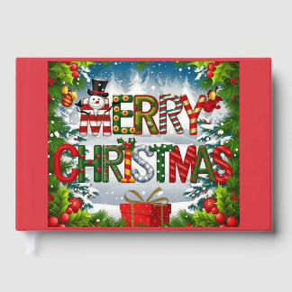 Merry Christmas Guest Book