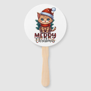 Merry Christmas  Hand Fan