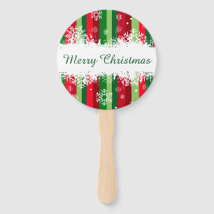 Merry Christmas Hand Fan