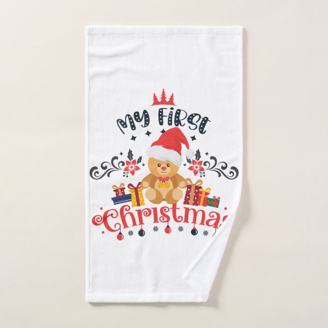 Merry christmas Hand Towel (Hand Towel)