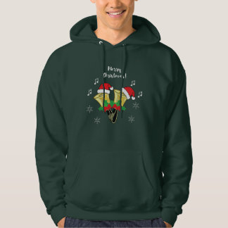 Merry Christmas Handbell Hoodie - Men