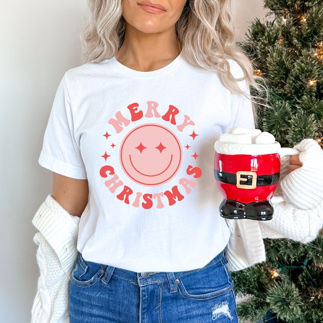 Merry Christmas Happy Face T-Shirt (Creator Uploaded)