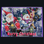 Merry Christmas Happy Friends Funny Gift Bag<br><div class="desc">Happy Christmas friends Funny Gift Bags - MIGNED Painting Design</div>