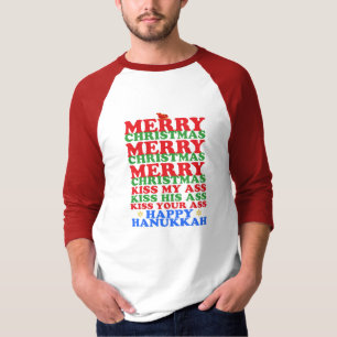 Merry Christmas Happy Hanukkah T-Shirt