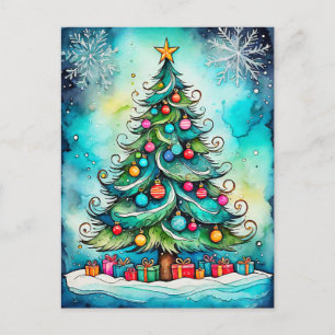 Merry Christmas Happy Holidays, Everyone Postcard