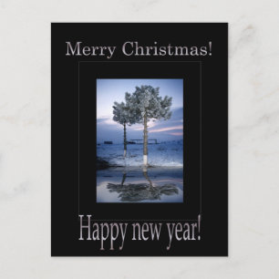 Merry Christmas, Happy New Year, 2011 Calendar Holiday Postcard