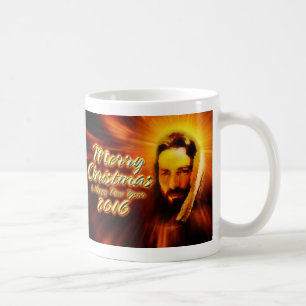 Merry Christmas Happy New Year 2016 Jesus Mug