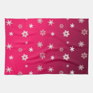 Merry Christmas & Happy New Year! 2023 XMAS Snow Tea Towel