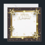 Merry Christmas & Happy New Year! 2025 XMAS Card<br><div class="desc">Merry Christmas & Happy New Year! 2024 XMAS Invitation Greeting Card decorated with Christmas magic symbols, White and Silver paper imitation of the 3D texture, craft, cutting paper, Winter Holiday gifts elements pattern, silver foil confetti, sparkles, snowflakes, christmas stars, and more festive Handmade elements. Original trendy graphic design forInvitations &...</div>