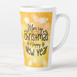 Merry Christmas Happy New Year-45910 Latte Mug
