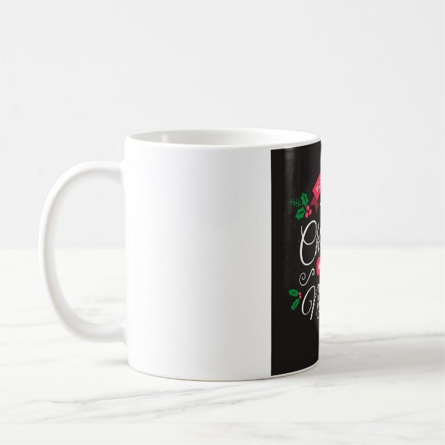 Merry Christmas & Happy New Year Coffee Mug (Left)