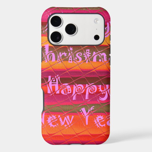 Merry Christmas Happy New Year Colour Design (Back)