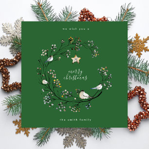 Merry Christmas   Happy New Year   Colours Holiday Card