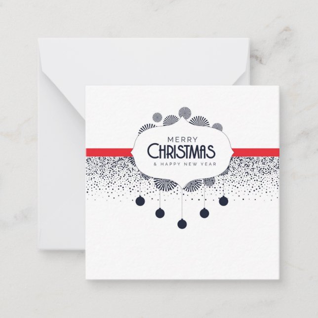 Merry Christmas & Happy New Year - Holiday Card (Front)