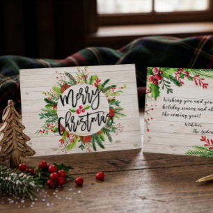 Merry Christmas & Happy New Year Holiday Greetings