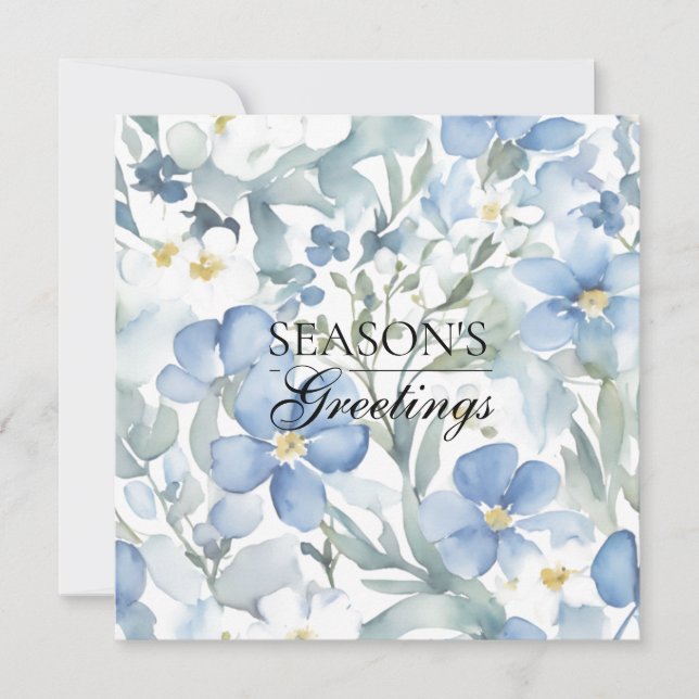 Merry Christmas Happy New Year Holiday Season Card (Front)