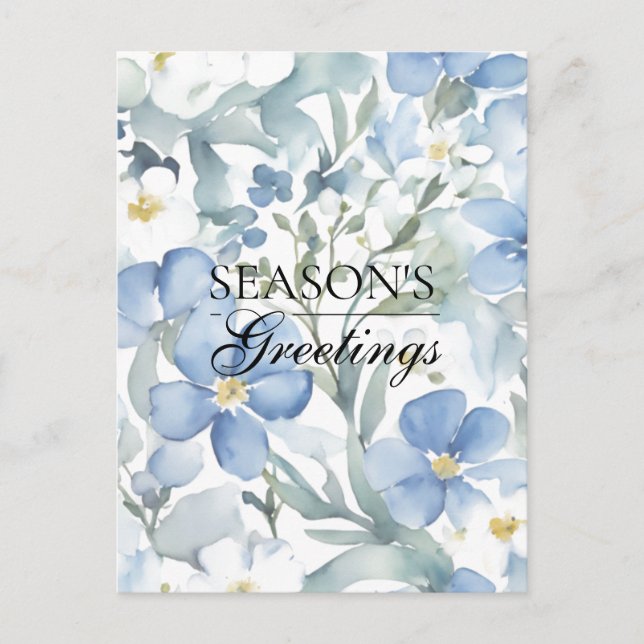 Merry Christmas Happy New Year Holiday Season Postcard (Front)