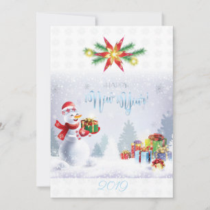 Merry Christmas & Happy New Year! Snowman 20XX