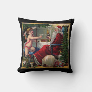 Merry Christmas & Happy New Year Throw Pillow