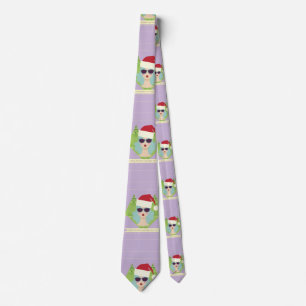 merry christmas happy new year tie