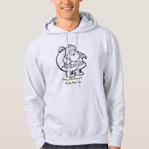 Merry Christmas & Happy New Year Typography – Fest Hoodie