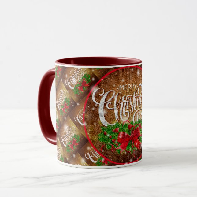 Merry Christmas Happy Time Gift mugs (Front Left)