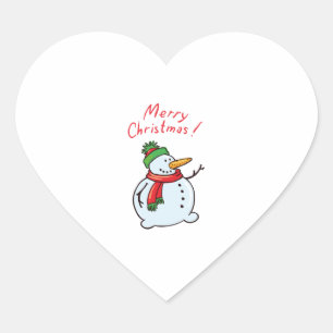 merry christmas                           heart sticker