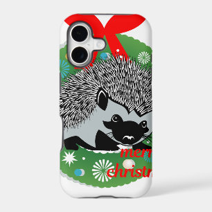 merry christmas hedgehog