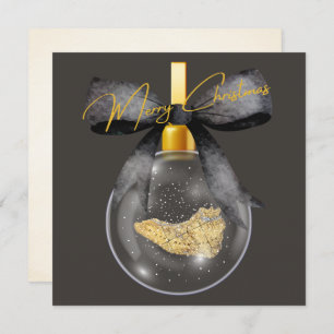 Merry Christmas Hilton Head Island Map Ornament Holiday Card