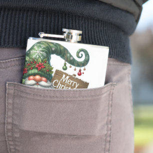 Merry Christmas Hip Flask