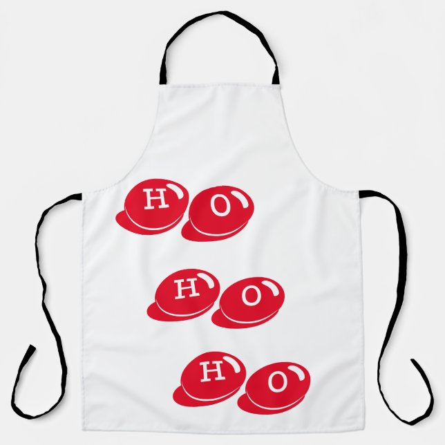 merry christmas ho ho ho apron (Front)