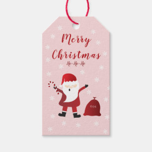 Merry Christmas Ho Ho Ho Santa Claus Gift Tags