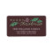 Merry Christmas Holiday Address Label